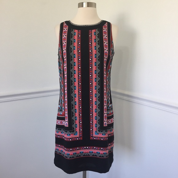Vince Camuto Stripe Print Shift Dress - Picture 1 of 7